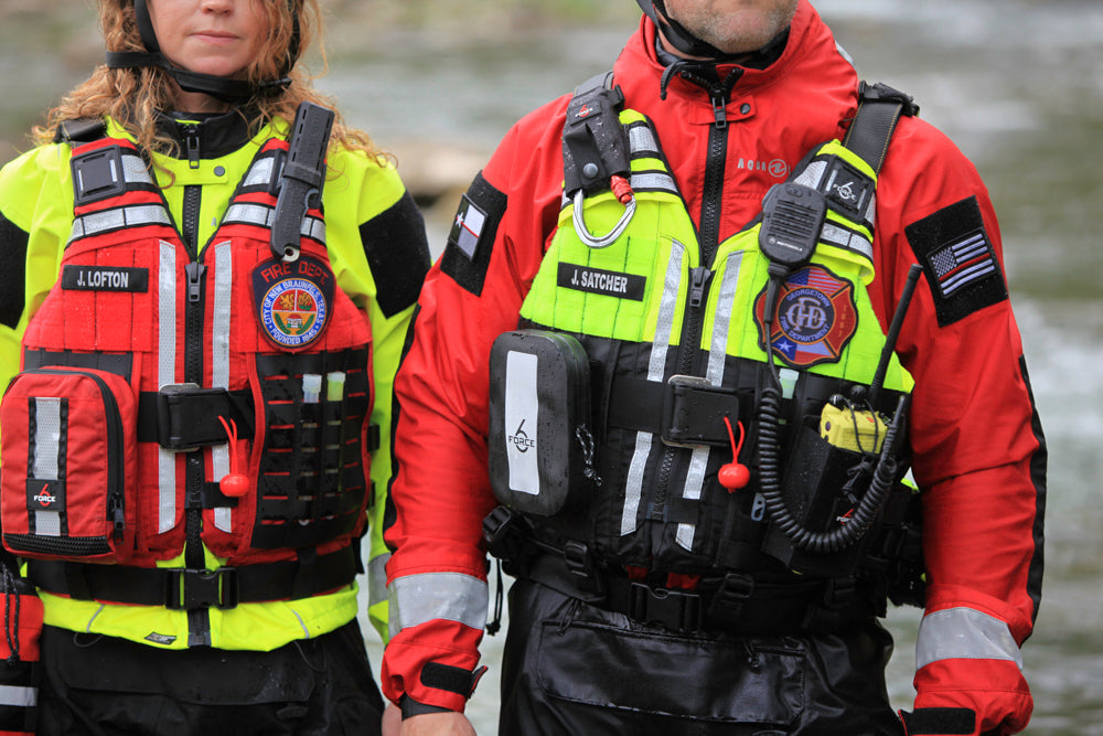 PFD Extras- pockets, name plates, extrication leashes